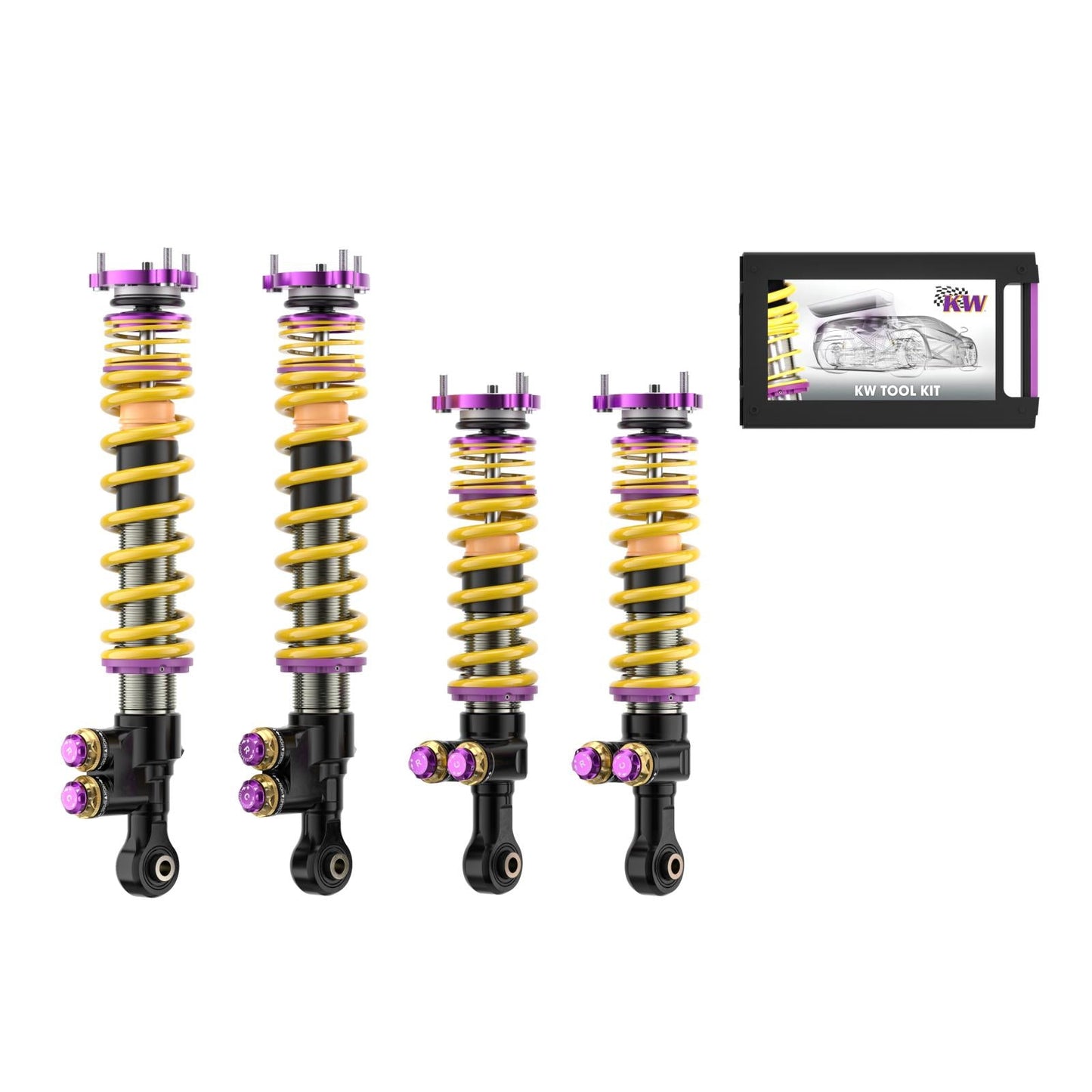 KW Gewindefahrwerk V5 Clubsport inkl. Stützlager (inkl. Stilllegung f. elektr. Dämpfer) Bild 1