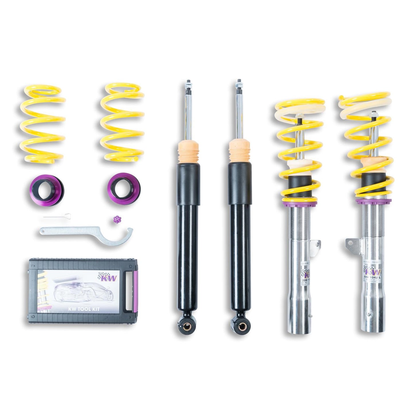 KW Gewindefahrwerk V1 inox (inkl. Stilllegung f. elektr. Dämpfer) Bild 1